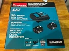 Makita BL1850BDC2 18V Battery And Rapid Optimum Charger Starter Pack (4.0AH). Fixed Price $144.50.