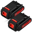Enermall 2PACK 20V 3600MAH Max LBXR20 Replacement For Black And Decker Li.... Fixed Price $60.03.