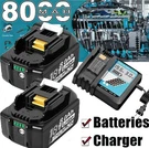 2PACK For Makita 18VOLT 8.0AH Lxt Li-ion Battery BL1860B BL1830 BL1850 /charger. Fixed Price $60.00.