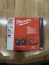 Milwaukee M12 Lithium-ion Compact 2.0AH Battery (2 Pack) Kit W/ Chargers. Fixed Price $95.00.