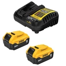 Dewalt 20V Max Lithium 5.0 Ah Battery 2-PACK Starter Kit DCB205-2C. Fixed Price $119.22.