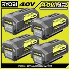 2PACK 4PACK 8.0AH Battery Volt For Ryobi Lithium OP40602 With Led. Fixed Price $147.00.
