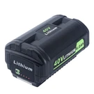 Biswaye 40V 6AH Lithium Battery Replacement For Ryobi OP4040 OP40.... Fixed Price $61.16.