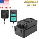 40V 3500MAH Li-ion Battery/charger For Worx WA3536 WA3734 WG368.9 WG776E.9 WG568. Fixed Price $104.95.