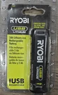 Ryobi Usb Lithium-ion 2AH Battery FVB01 4V Rechargeable Black. Fixed Price $23.00.