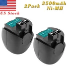 3.5AH For Metabo 6.27270 Powergrip 2,FLASHLIGHT,POWERMAXX 2PCS 4.8V Nimh Battery. Fixed Price $32.20.