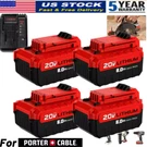 Pack Volt 8.0AH Lithium-ion Battery For Porter Cable Max PCC685L PCC680L. Fixed Price $90.58.