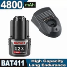 For Bosch BAT411A 10.8V/12V Max 4.8AH Lithium-ion Battery BAT413 BAT412A. Fixed Price $14.91.