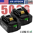 2 Packs 18V Battery 5.0AH For Makita 1830B 1840B BL1850B. Fixed Price $35.89.