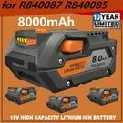 1-4X For Ridgid R840085 8.0AH Lithium Battery Rigid 18VOLT R840087 Power Tools. Fixed Price $97.98.