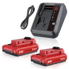 2-PACK 3.0AH PCC680L Batteries Replacement For Porter Cable 20V Battery And C.... Fixed Price $80.32.