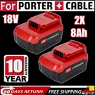 8.0AH Lithium Ion Battery For Porter Cable Volt PC18BL. Fixed Price $45.00.