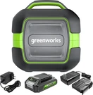 Greenworks Powerall 24V Outdoor Bluetooth Portable Speaker 2AH Battery & Charger. Fixed Price $87.96.