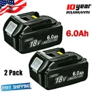 2PACK For Makita Volt Li-ion 6.0AH Lxt Battery BL1860B Tool Power New. Fixed Price $45.89.