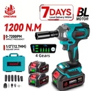 Onevan 1200N.M Brushless Electric Impact Wrench 3 Funtion 1/2" Cordless. Fixed Price $134.90.