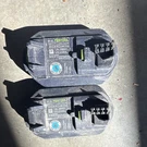 Festool Bp-xs Lot Of 10.8V 2.6AH Li-ion Battery Packs Black. Fixed Price $85.00.