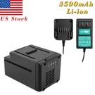 For Worx WA3536 WA3734 WG368 WG268E.9 WG776E.9 3.5AH 40V Li-ion Battery/charger. Fixed Price $99.65.