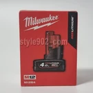 Original Milwaukee M12 B4 12V / 4.0AH Battery - Fedex. Fixed Price $58.20.