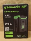 Oem Greenworks 60V 5AH Battery LB6051 Original Genuine High Capacity. Fixed Price $249.99.