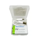 Maximalpower 9V Rechargeable Li-ion Battery 650MAH With Usb Type-c Charging Cord. Fixed Price $12.97.