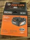Brand New Ridgid AC87004A 18V 4.0AH Lithium-ion Battery Fuel Gauge. Fixed Price $35.00.