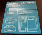 Makita Lxt 18V Lithium-ion Battery & Rapid Charger BL1840BDC2X Starter Pack. Fixed Price $119.95.