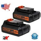 2X LBXR20 20V Max Matrix Lithium Battery For Black & Decker LCS1620 LDX220 3.0AH. Fixed Price $28.98.