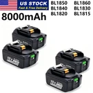 Pack 8.0AH 18V For Makita Lxt Lithium-ion BL1840 BL1850 BL1845 Tool Battery. Fixed Price $65.42.