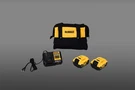 Dewalt DCB205-2CK 20V 5.0AH Battery Pack W/ (2) Batteries, Charger And Kit Bag. Fixed Price $149.99.