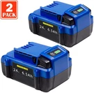 2PCS 24V For Kobalt Max 6.5AH Lithium Ion Battery KB624-03 KB524-03 KB424-03. Fixed Price $67.99.