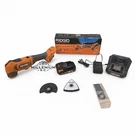 Ridgid 18V Cordless Oscillating Multi-tool Kit 2.0AH Battery & Charger. Fixed Price $97.08.