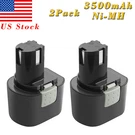 2X 3500MAH 7.2V Ni-mh Battery For Ryobi 1311146 1400669 HP961K HP962 RY961. Fixed Price $40.95.