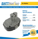 18V 3AH Nimh Battery For Makita 1823 1833 1834 1835F 192828-1 192829-9. Fixed Price $47.45.