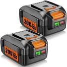 2PACK For Worx 20V 6.0AH Extend Lithium Battery WA3520 WA3525 WA3575 WG155 Us. Fixed Price $46.99.