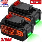 8.0AH 20VOLT LB2X4020 Battery For Black And Decker Max Lithium LBXR20 LB20. Fixed Price $80.98.
