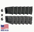 6 / Combo Pack Ridgid 18V Battery Mounts Hangers Holders- Made In Usa. Fixed Price $17.59.