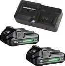 Metabo Hpt UC18YKSLS 18V 2-PACK 2.0AH Batteries And Charger Kit. Fixed Price $109.00.