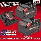 6.0AH Li-ion Battery /charger For Milwaukee M28 V28 48-11-2830 48-11-2850. Fixed Price $147.00.