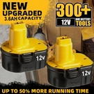 2PACK For Dewalt 12V 3.6AH Xrp Battery DC9071 DW9071 DW9072 DW953 DW965 DW972. Fixed Price $34.99.