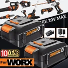 4.0 2PACK 6.0 Ah For Worx 20V Max Powershare Battery WA3575 WA3520 WA3675 WA3674. Fixed Price $46.99.