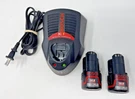 Bosch BC430 30-MINUTE Charger & 2X BAT411 10.8V Litheon Battery Oem. Fixed Price $64.96.