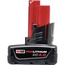 Milwaukee M12 4.0 Ah Redlithium Extended Capacity Battery Pack - Red.... Fixed Price $38.00.