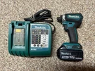 Makita XDT13 18-VOLT Brushless Cordless Impact Driver, Battery,charger DC18RA. Fixed Price $86.99.