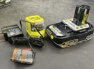 Ryobi One 2AH 18V Lithium Battery And Charger Kit - PBP003A (open Box). Fixed Price $44.99.