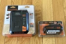 Black & Decker BDCAC202B 20V Max Fast Charger + 1.5AH Lithium Ion Battery LBXR20. Fixed Price $58.00.