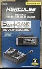 New ... Hercules 20V Lithium-ion 5AH And Amp Starter Kit HC014K 71262. Fixed Price $92.00.