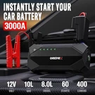 Grepro Jump Starter 10L Gas & 8.0L Diesel 3000A Battery - Black. Fixed Price $59.95.