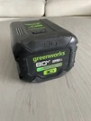 Greenworks 80V Lithium Ion Battery 2.5AH Genuine 38MIN Charge Time BAB471 (O10). Fixed Price $74.99.