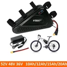 52V 48V 36V 20AH 15AH 10AH Ebike Battery Lithium Bicycle For 100-1500W. Fixed Price $153.99.