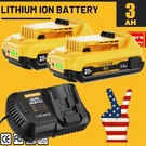 Pack 20V For Dewalt Max Xr Lithium Ion DCB201 DCB203 DCB207 Battery / Charger. Fixed Price $48.99.